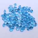 Swiss Blue Topaz 8mm Round Faceted