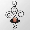 Wall mounted candle stand