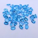 Swiss Blue Topaz 9x7mm Oval Faceted