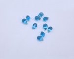 Swiss Blue Topaz 5x3mm Drops Faceted (Side Drill)