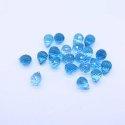 Swiss Blue Topaz 7x5mm Drops Faceted (Side Drill)