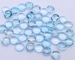 Sky Blue Topaz 10mm Round Cabochon