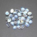Rainbow Moonstone 1 Cts. to 1.50 Cts. Mix Size Cabochon (Lot 1)