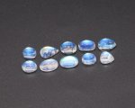 Rainbow Moonstone 1 Cts. to 1.50 Cts. Mix Size Cabochon (Lot 2)