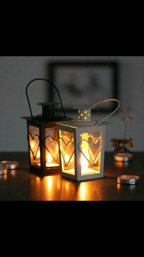 Wrought iron lantern