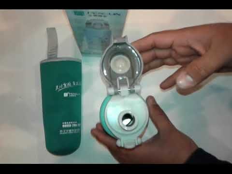 Vacuum Sports Water Bottle with Pouch PENGUIN - 600ML