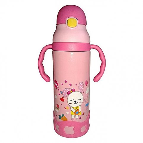 Stainless Steel Double Wall Insulated Kid's Water Bottle - 500ml