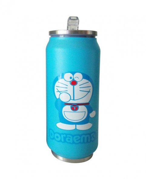 Stainless Steel Vacuum Water Bottle - Doraemon - 500ml