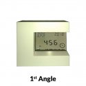 U Shape Clock Date Temperature KADIO - Screen Rotation - White