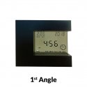 U Shape Clock Date Temperature KADIO - Screen Rotation - Black