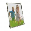 Acrylic L-Shape Magnet Desk Sign Holder Photo Frame