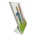Acrylic L-Shape Magnet Desk Sign Holder Photo Frame