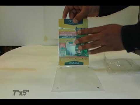 L-type strong magnetic sign / Display Stand Holder