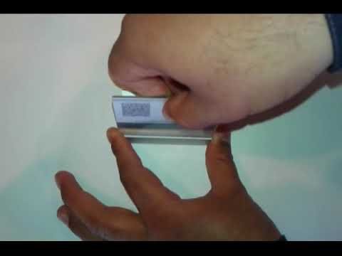 L Style Acrylic Sign Holder With Aluminium Base