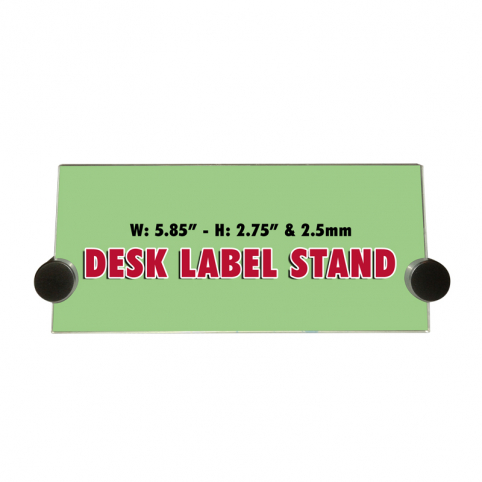 Desk Label Stand Card Table Holder Price Sign