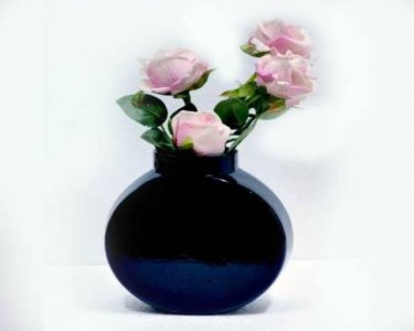 Craftfry Glass Vase (7 inch, Multicolor)