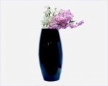 Craftfry Glass Vase (17 inch, Black)