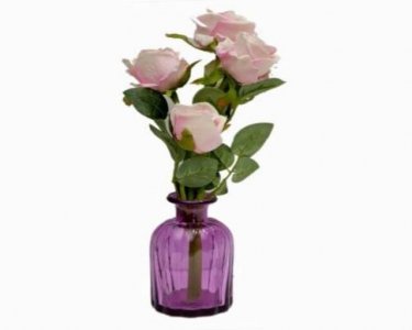 Craft Flower Vases in purple colour (5.1 inch, Purple)