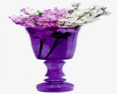Craftfry Trending Glass Flower Vase With Rounded Mashall Shape