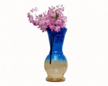 Craftfry Trending Glass flower Glass Vase (18 inch, Multicolor)