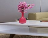 Craftfry Glass Vase (16 inch, Pink)