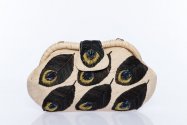 Larone Signature Peacock clutch