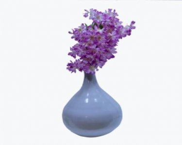 Craftfry Glass Vase (12 inch, White)