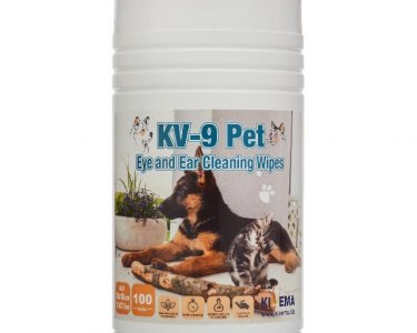 KV-9 Eye and Ear Cleaning 100 Wipes Jar (T)