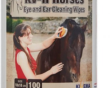 KV-H Horses Eye and Ear Cleaning 100 Wipes Jar