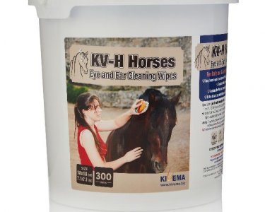 KV-H Horses Eye and Ear Cleaning 300 Wipes Bucket