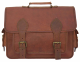 Genuine Leather Crossbody Messenger Shoulder Bag Laptop Bag Handbag
