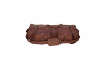 Genuine Leather Duffle Bag Travel Sports Gym Bag Overnight Unisex