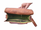 Genuine Vintage Leather Bag Purse Clutch Satchel Bag Handbag for Women