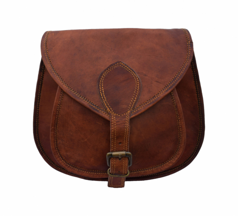 Genuine Vintage Leather Bag Purse Clutch Satchel Bag Handbag for Women