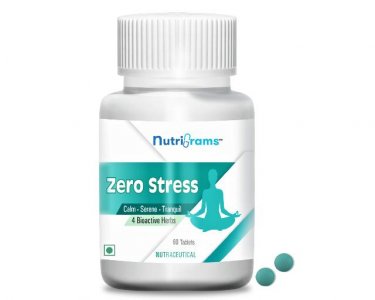 Nutrigrams Zero Stress- Anti-stress Supplement, Reduces Mood Swings