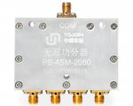 0.8-8GHz precision 4 way power splitter Power Divider