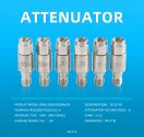 SMA coaxial fixed attenuator,DC to 6GHz,2W 30dB Attenuator