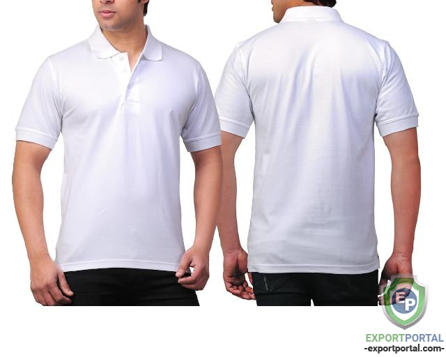 White Polo Neck T-shirts