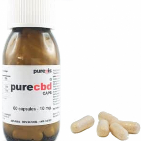 PureCBD, 10 mg CBD/caps