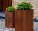 Steel Cube Planter