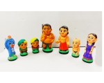 Clay toy set chotabhim terracotta toy