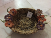 Banana fiber hand crafted multipurpose basket