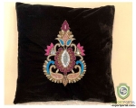 Velvet Cushion Covers Indian Handmade Pillowcase Size 16X16 Square