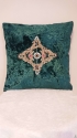 Velvet Cushion Covers Indian Handmade Pillowcase Size 16X16 Square