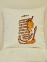 Cotton Fabric Cushion Cover Hand Printed Indian Cushion Cover 16X16