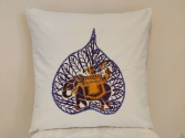 Cotton Fabric Cushion Cover Hand Printed Indian Cushion Cover 16X16