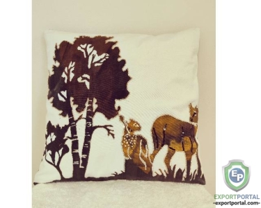 Cotton Fabric Cushion Cover Hand Printed Indian Cushion Cover 16X16