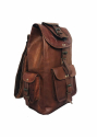 Genuine Leather Rucksack for Travel and Adventure