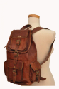 Genuine Leather Rucksack for Travel and Adventure