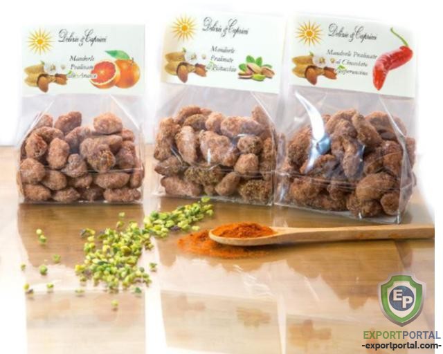PRALINED HAZELNUTS AND ALMONDS